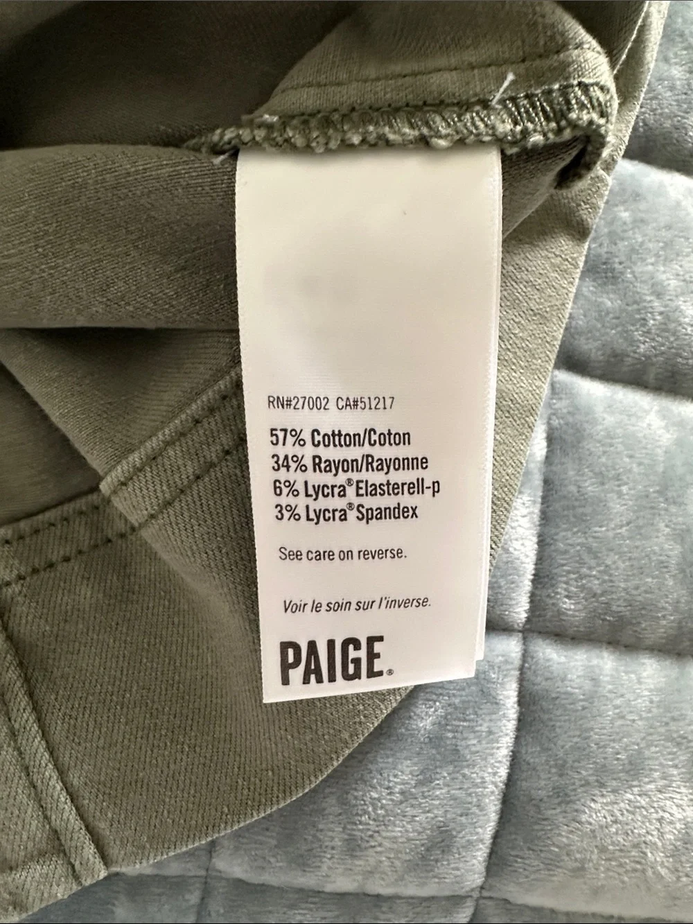 PAIGE Jaxsyn Utility Dress in Olive Green with Tie Waist - Picture 9 of 11